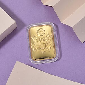  24K Golden Patriotic Pride of America Emboss Sheet (10 mg)