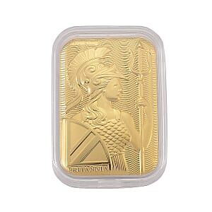 Doorbuster 24K Golden Naval Majesty of Britannia Emboss Sheet 31x45.5mm 10mg