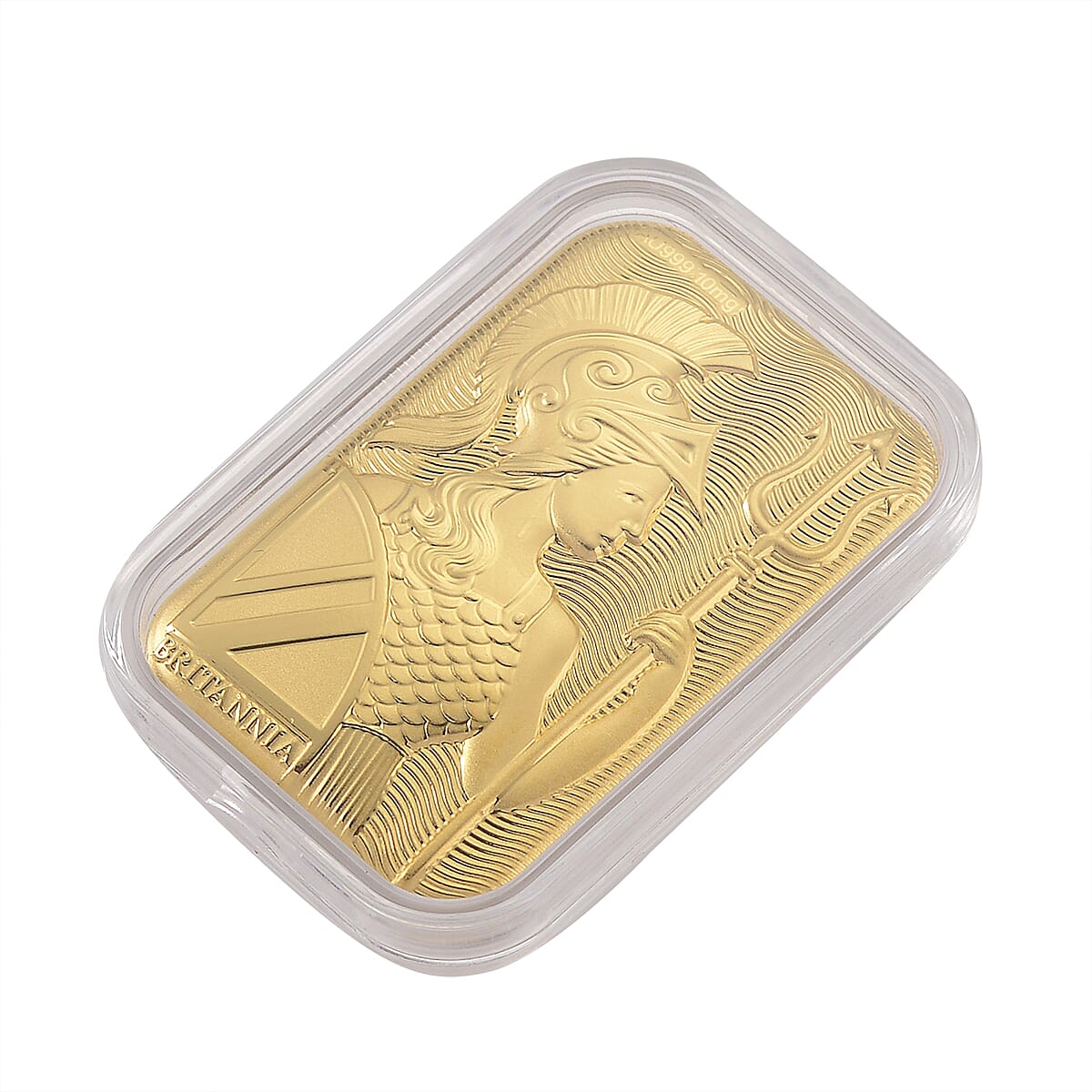 Doorbuster 24K Golden Naval Majesty of Britannia Emboss Sheet 31x45.5mm 10mg image number 2