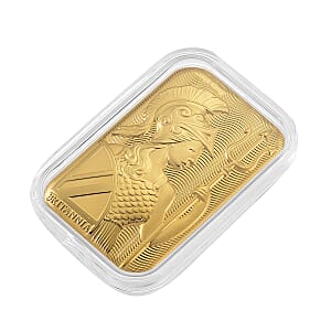 Doorbuster 24K Golden Naval Majesty of Britannia Emboss Sheet 31x45.5mm 10mg