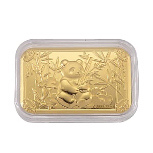 Doorbuster 24K Golden Panda Emboss Sheet 31x45.5mm 10mg