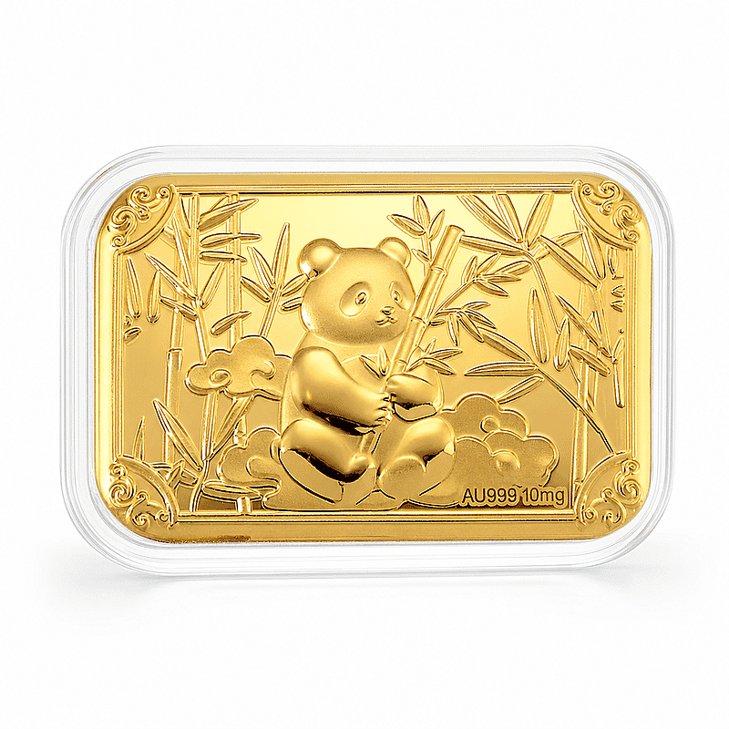 Panda 24k Gold Embossed Sheet 10mg