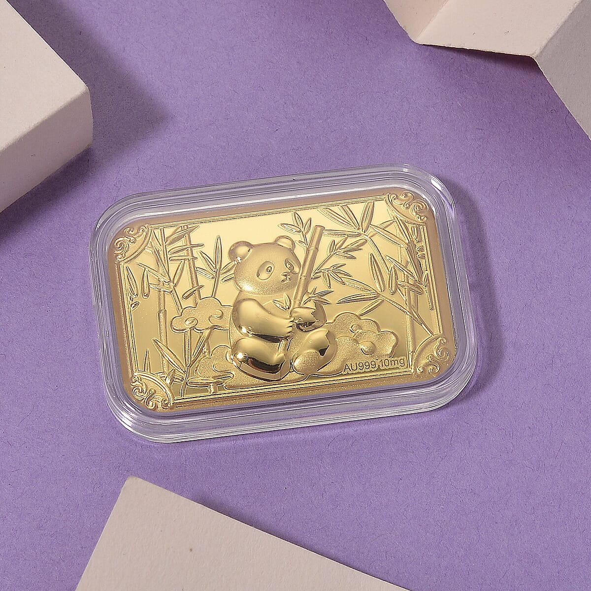Doorbuster 24K Golden Panda Emboss Sheet 31x45.5mm 10mg image number 1