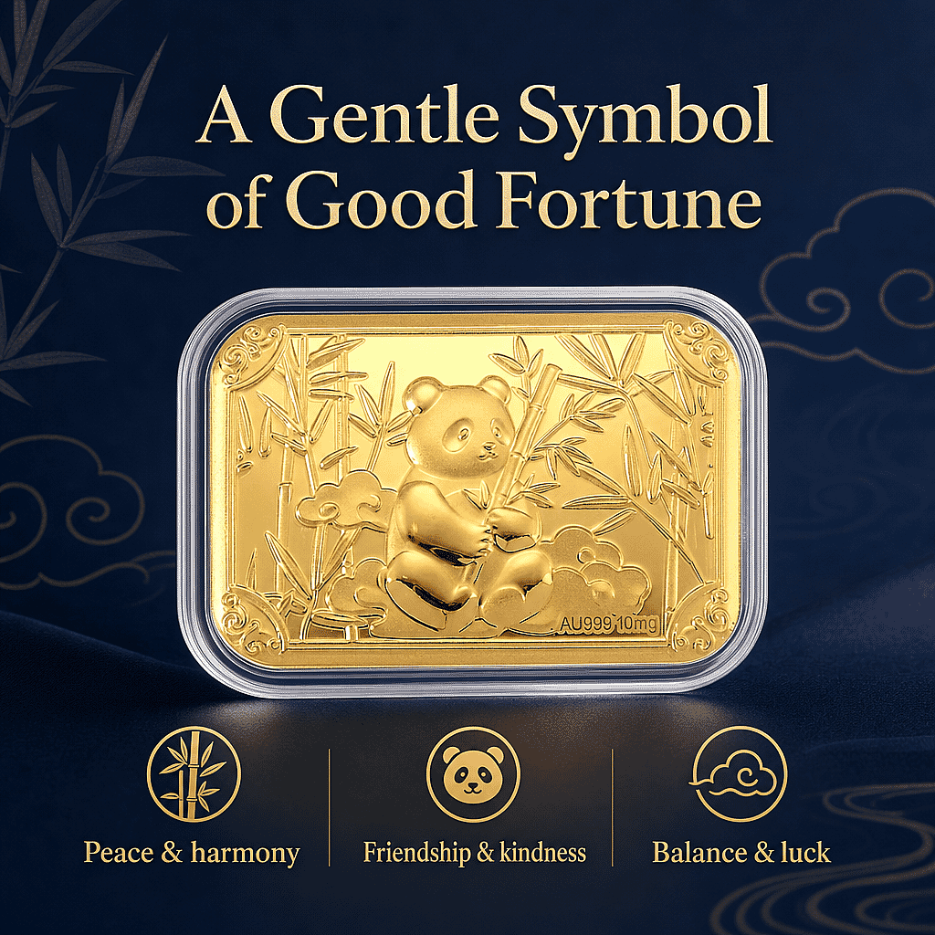 Panda 24k Gold Embossed Sheet 10mg (Del. In 10-12 Days)