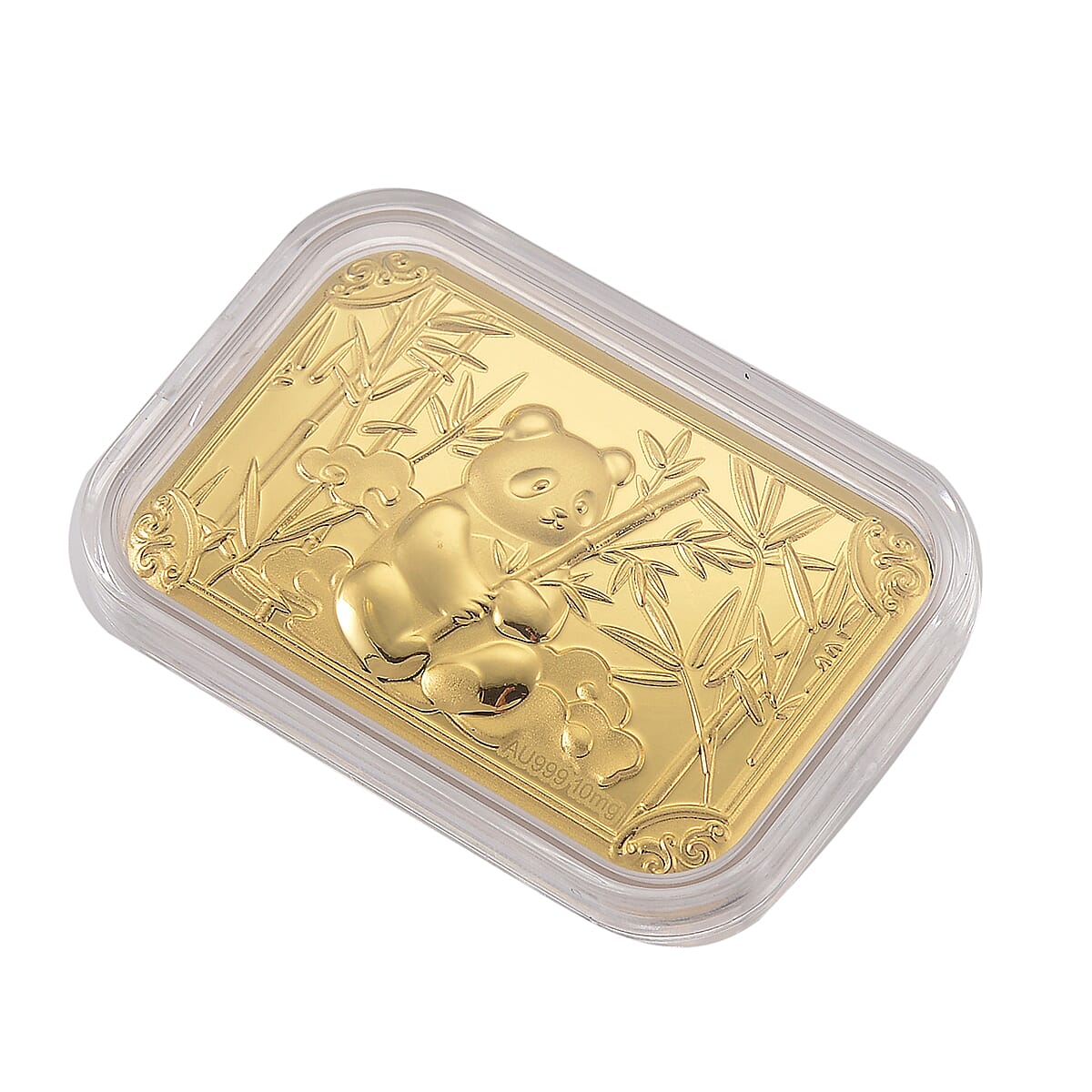 Doorbuster 24K Golden Panda Emboss Sheet 31x45.5mm 10mg image number 2