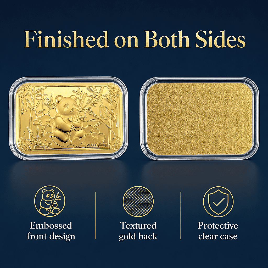 Panda 24k Gold Embossed Sheet 10mg (Del. In 10-12 Days)
