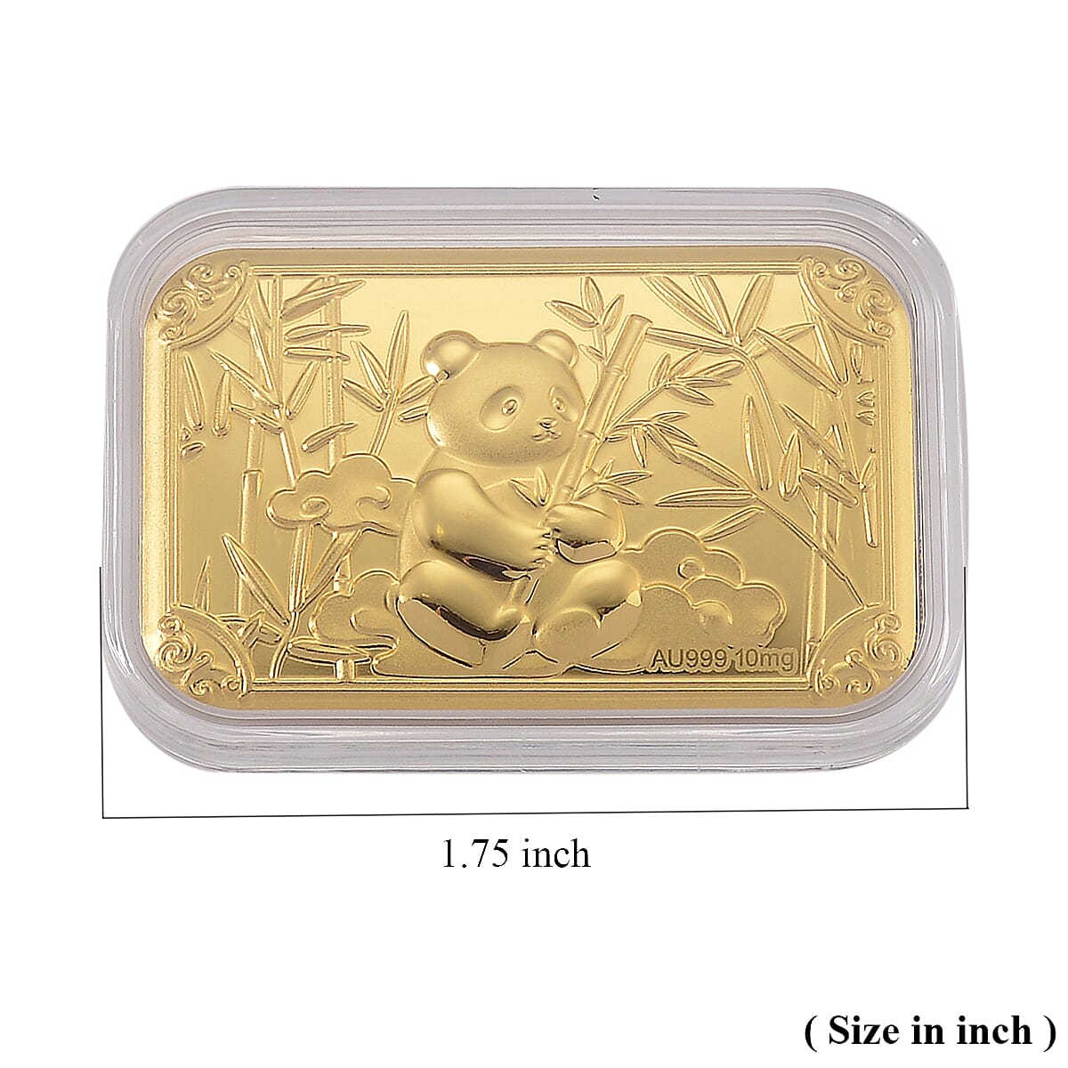 Doorbuster 24K Golden Panda Emboss Sheet 31x45.5mm 10mg image number 4
