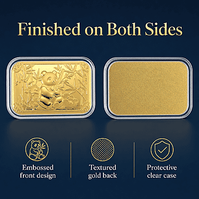 Panda 24k Gold Embossed Sheet 10mg