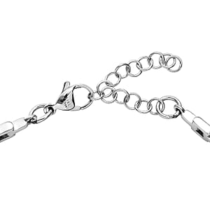 EverTrue Simulated Amethyst Color Diamond 6.10 ctw Fancy Bracelet in Stainless Steel (6.50 In)