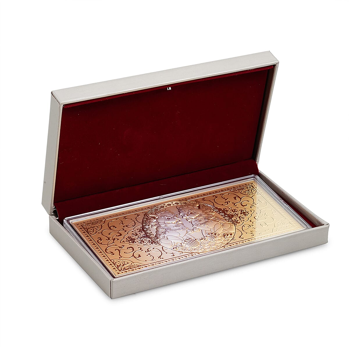 Doorbuster 24K Golden Twin Foo Dogs Emboss Sheet (155x75mm) 100mg image number 5