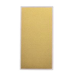  24K Yellow Golden Christmas Tree Emboss Sheet 15.5x7.5cm 100mg