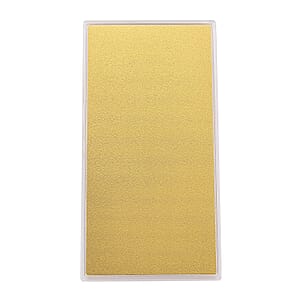 Doorbuster 24K Yellow Golden Queen and Lion Emboss Sheet (15.5x7.5cm) 100mg