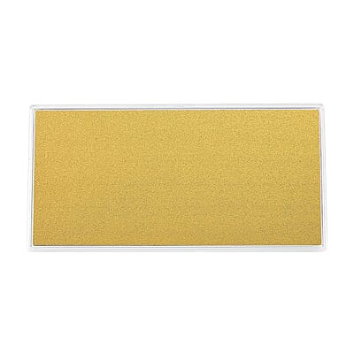 24K Gold Billion Dollar Legacy - Golden Wealth Tribute Embossed Sheet (15.5x7.5cm) 100mg