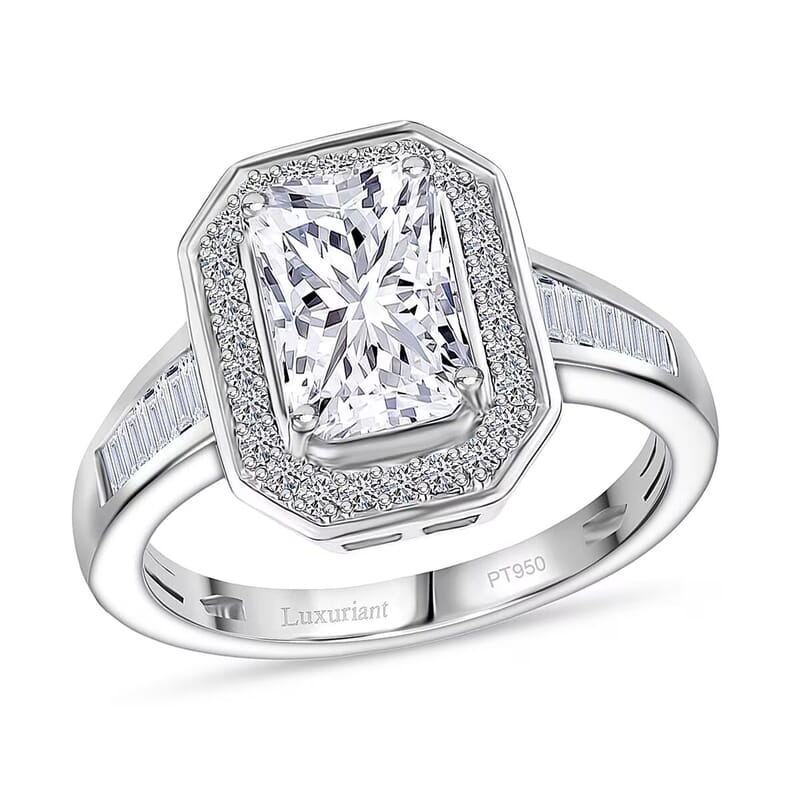 IGI Certified Luxuriant Lab Grown Diamond Ring in 950 Platinum 2.50 ctw (Size 10.0)