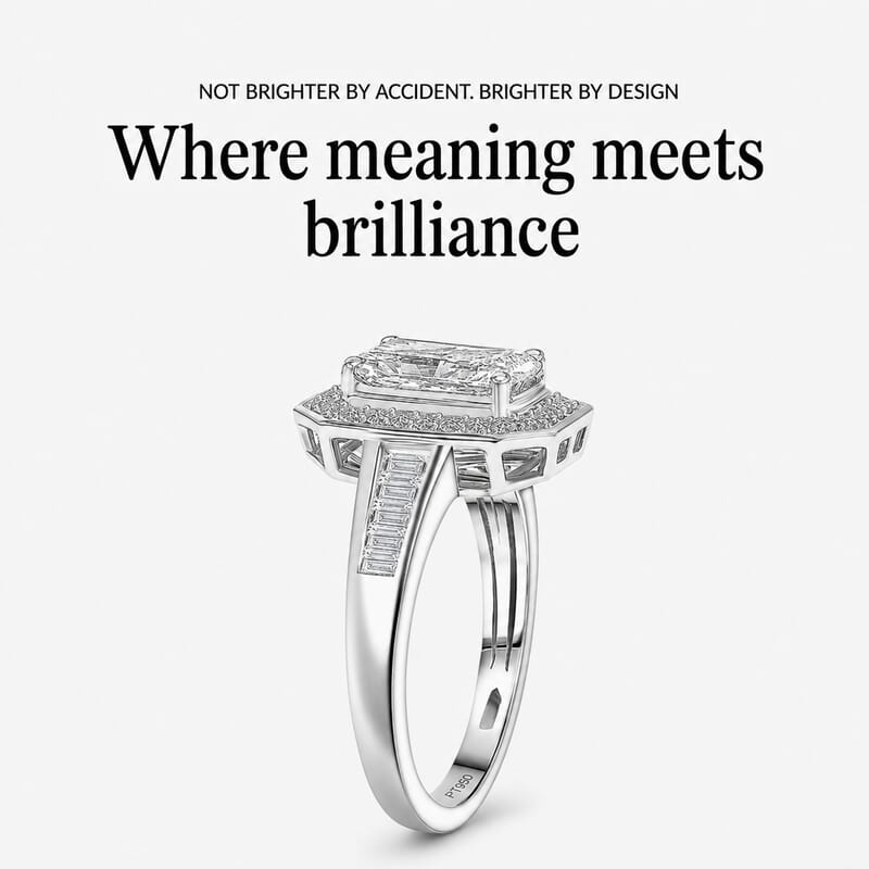IGI Certified Luxuriant Lab Grown Diamond Ring in 950 Platinum 2.50 ctw (Size 10.0)
