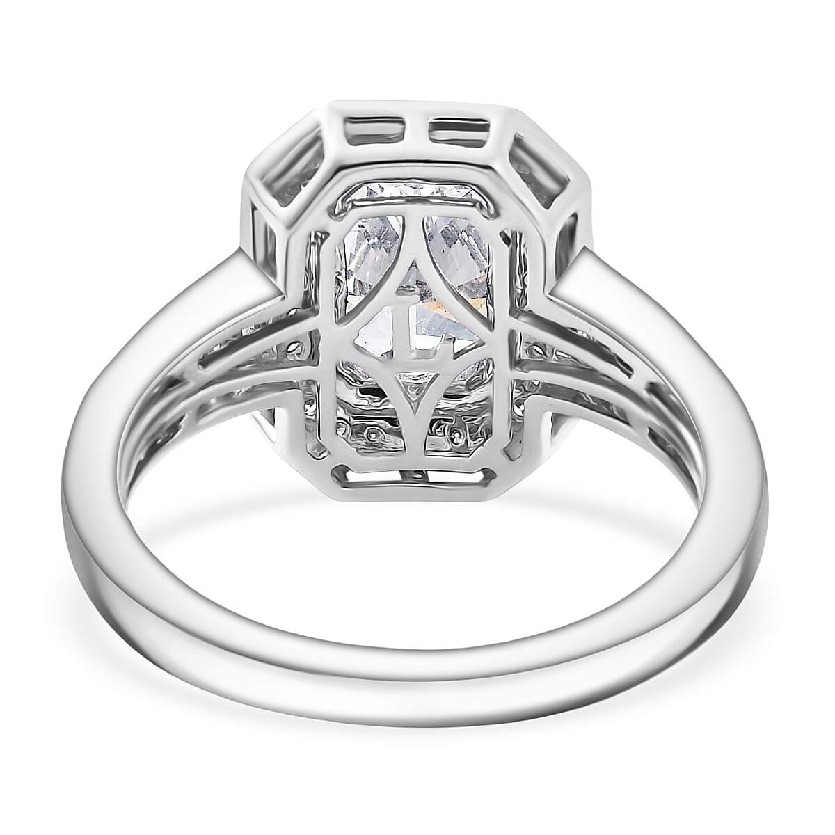 IGI Certified 950 Platinum Luxuriant Lab Grown Diamond (E-F, VS) Ring (Size 10.0) (6.95 g) 2.50 ctw image number 4