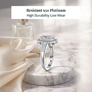 IGI Certified Luxuriant Lab Grown Diamond Ring in 950 Platinum 2.50 ctw (Size 7.0)