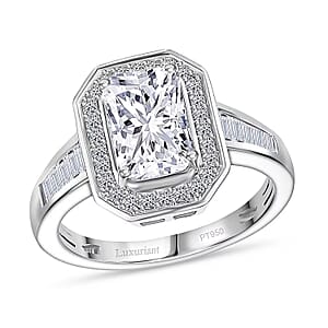 IGI Certified Luxuriant Lab Grown Diamond Ring in 950 Platinum 2.50 ctw (Size 9.0)