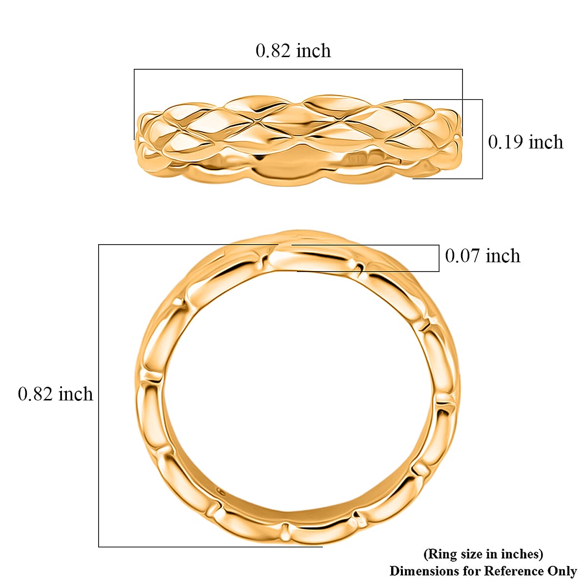 24K Yellow Gold Diamond-cut Band Ring (Size 6.0) (1.50 g) image number 5