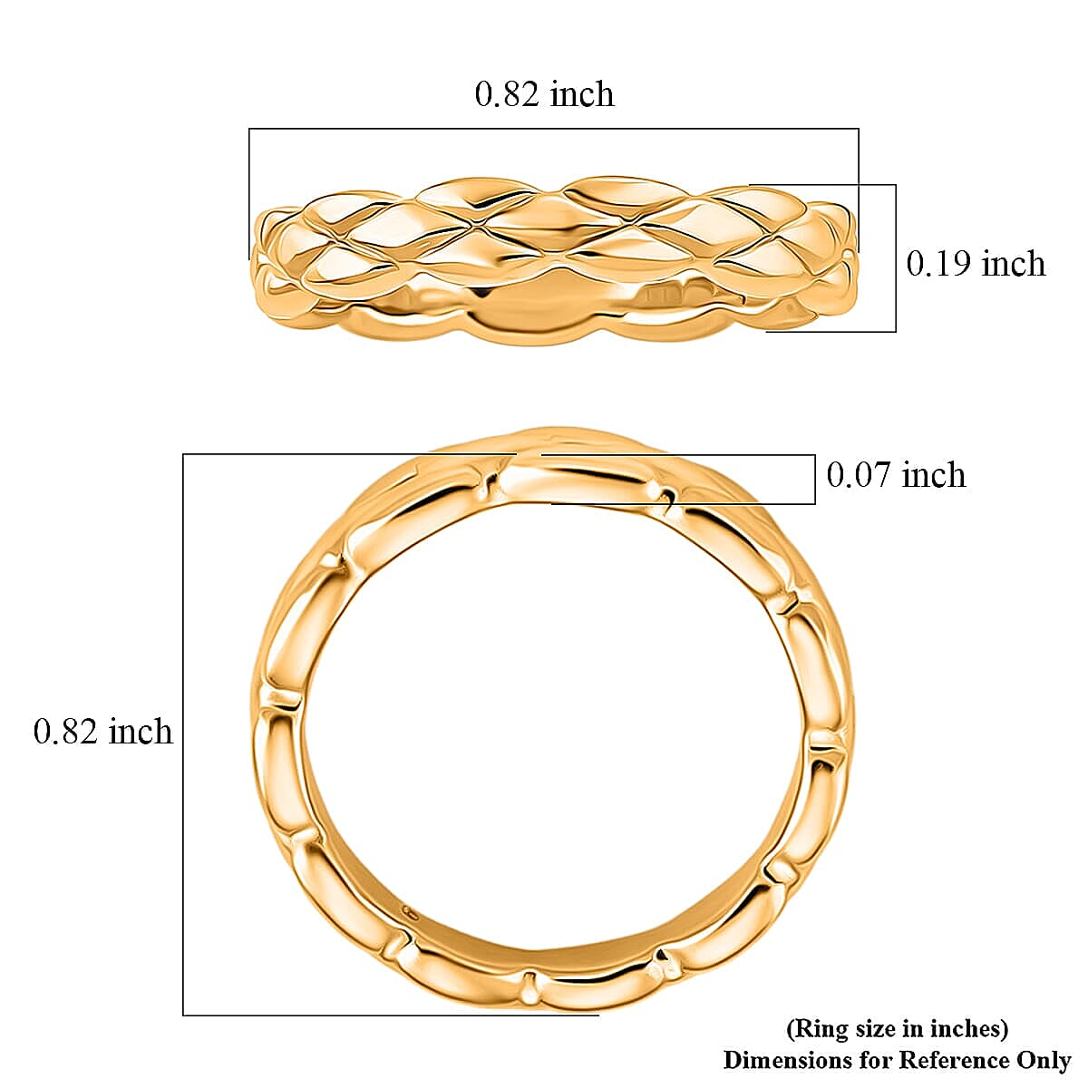 24K Yellow Gold Diamond-cut Band Ring (Size 6.0) (1.50 g) image number 6