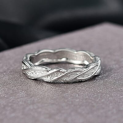 Rhapsody Band Ring in 950 Platinum (Size 7.0) 5.75 Grams