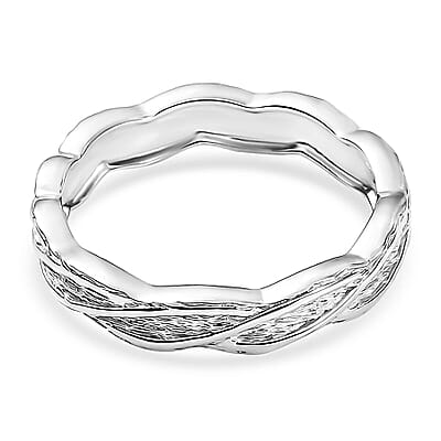 Rhapsody Band Ring in 950 Platinum (Size 7.0) 5.75 Grams
