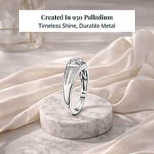Luxuriant Lab Grown Diamond Men's Ring in 950 Palladium 1.00 ctw (Size 12.0)