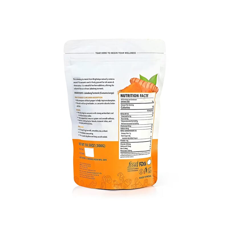 Livmore Nutrition Turmeric Powder 10.58oz