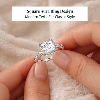 IGI Certified Luxuriant Lab Grown Diamond Ring in 950 Platinum 3.00 ctw (Size 6.0)