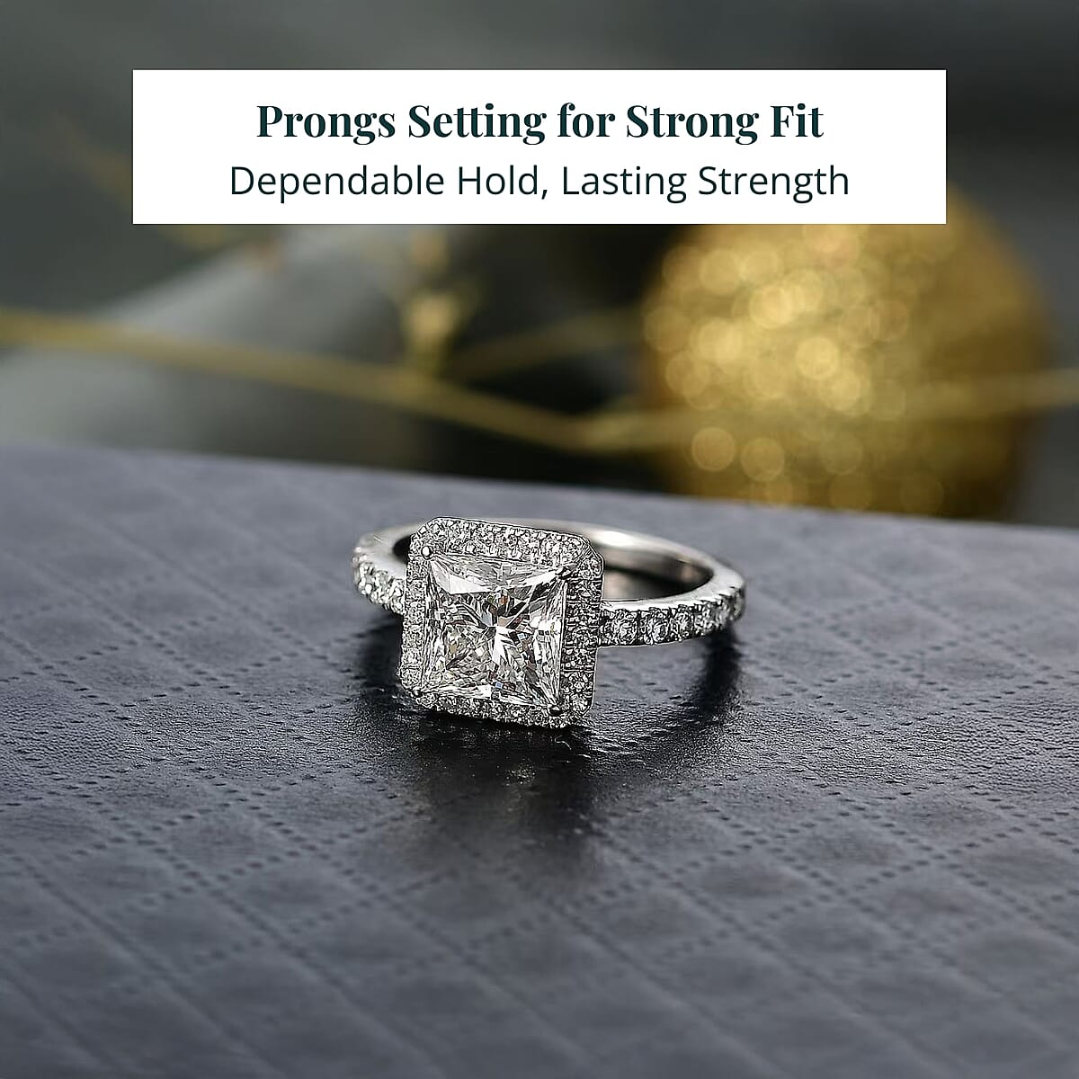 IGI Certified Luxuriant Lab Grown Diamond Ring in 950 Platinum 3.00 ctw (Size 8.0) image number 4