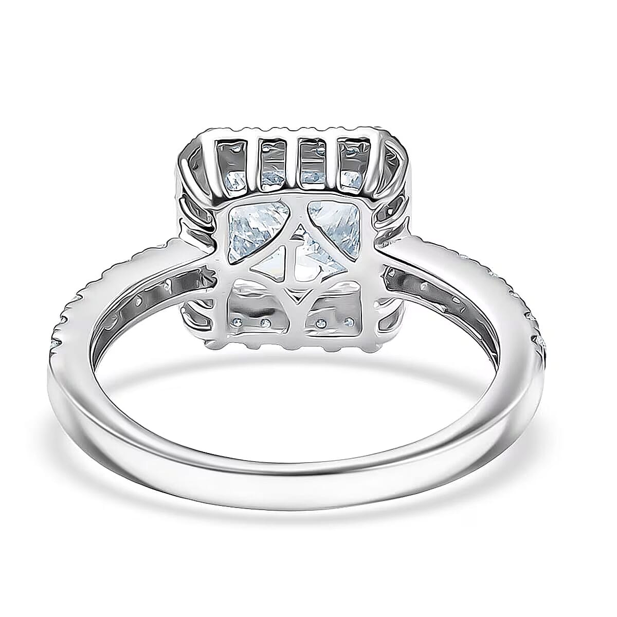 IGI Certified Luxuriant Lab Grown Diamond Ring in 950 Platinum 3.00 ctw (Size 8.0) image number 7