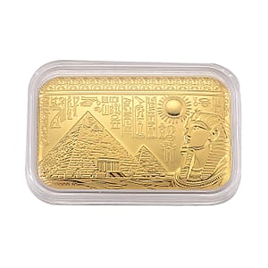 24K Golden Egyptian Pyramids Emboss Sheet (31x45.5m) 10mg