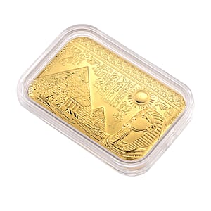 24K Golden Egyptian Pyramids Emboss Sheet (31x45.5m) 10mg