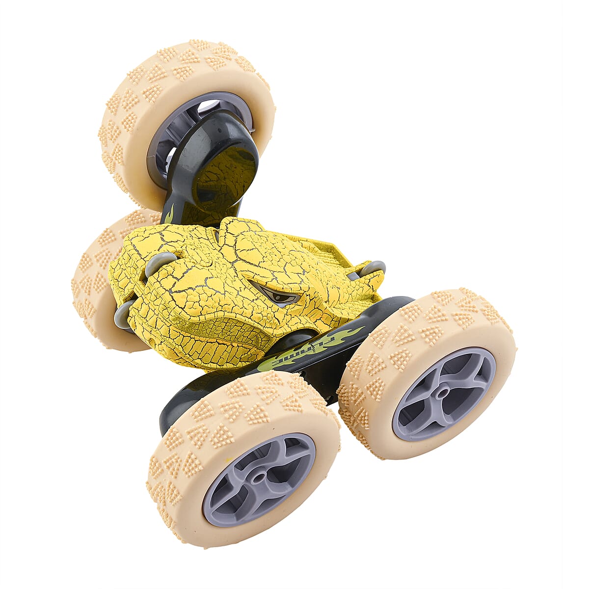 Closeout Yellow Dinosaur Stunt Cars image number 2