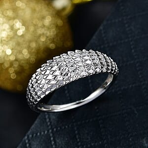 Geometric Ring in 950 Palladium (Size 10.0) 5.60 Grams (Del. in 10-12 Days) 