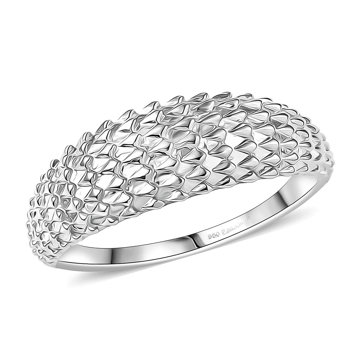 950 Palladium Geometric Ring (Size 9.0) (5.90 g)