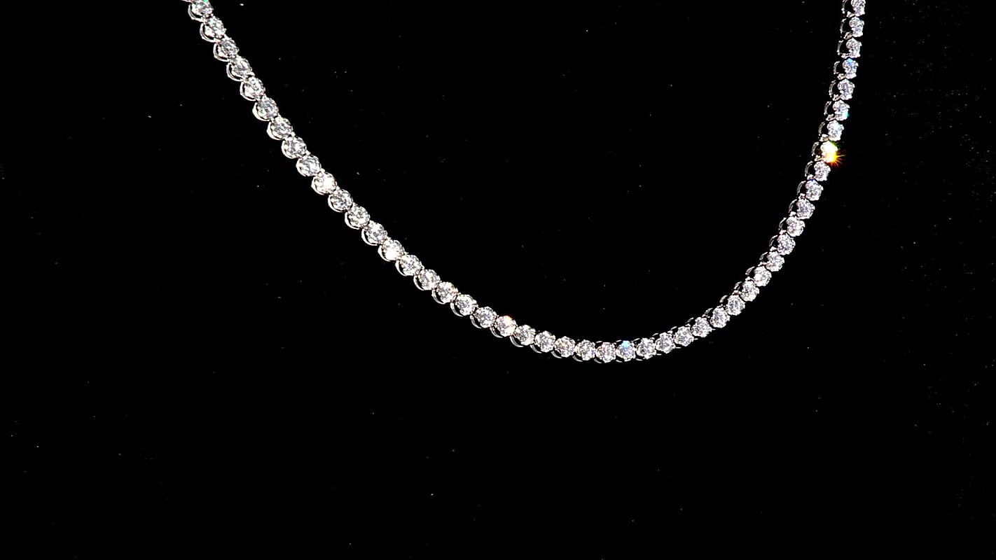 Luxuriant Lab Grown Diamond F VS1 10.37 ctw Necklace in 14K Yellow Gold Over Sterling Silver 18 Inches