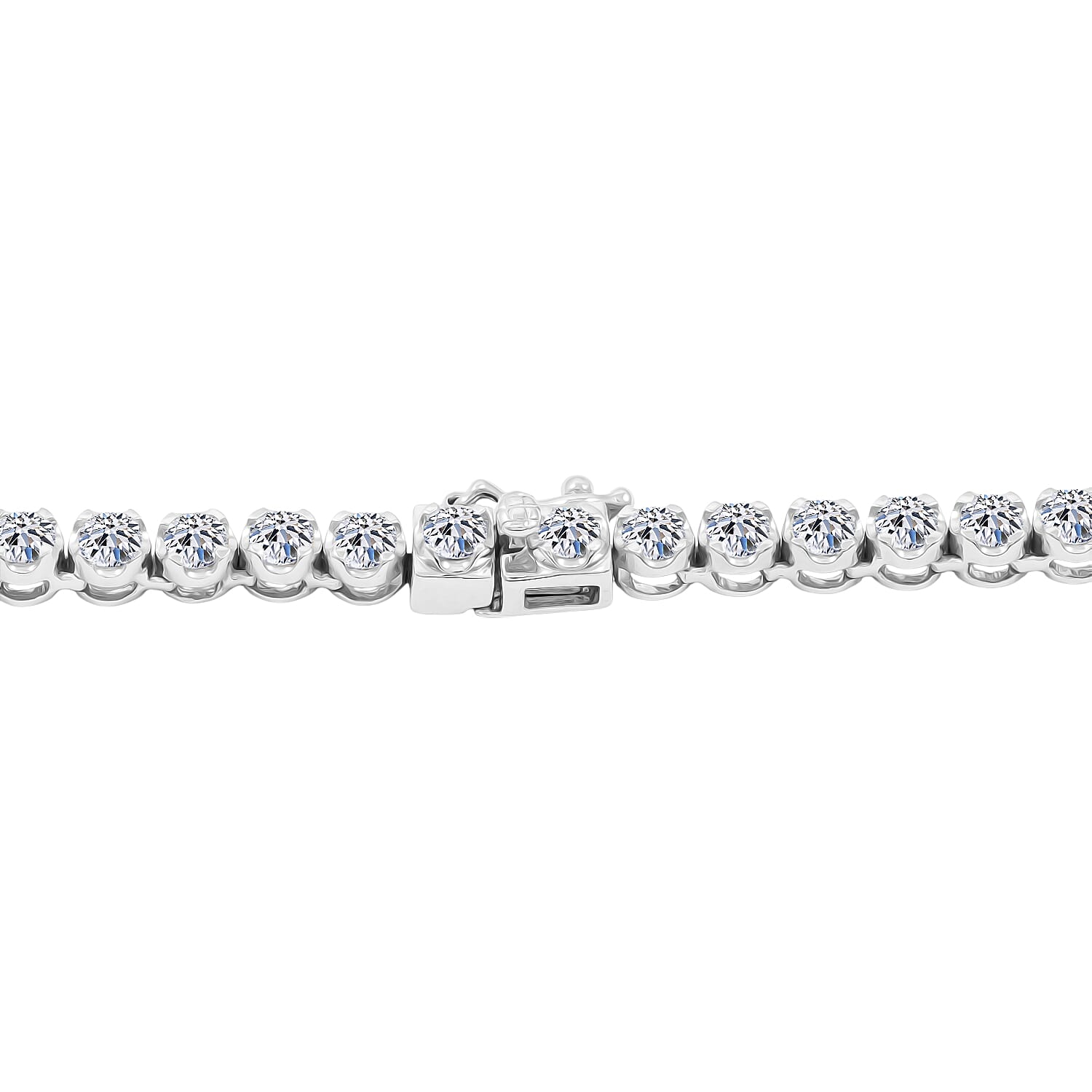  Luxuriant Lab Grown Diamond F VS1 10.35 ctw Necklace in Sterling Silver 18 Inches
