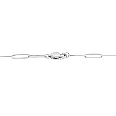 Luxuriant Lab Grown Diamond 1.75 ctw Love Necklace in Sterling Silver 18 Inches