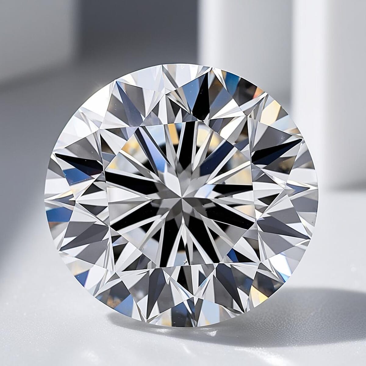 Lab Grown Diamond Round 8-8.4 Faceted Cut Internally Flawless 1.02 ctw image number 2