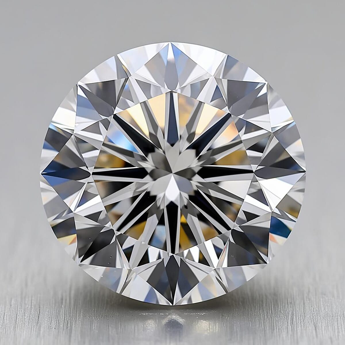 Lab Grown Diamond Round 8-8.4 Faceted Cut Internally Flawless 1.02 ctw image number 3