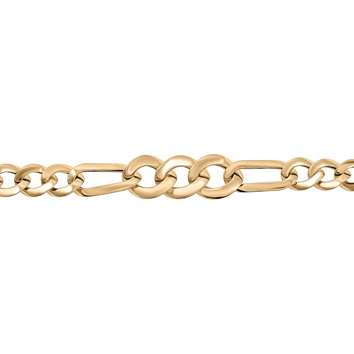 Italian Ponte Vecchio Grumetta Chain Bracelet in 10K Yellow Gold (7.50 In) 3.1 Grams image number 3