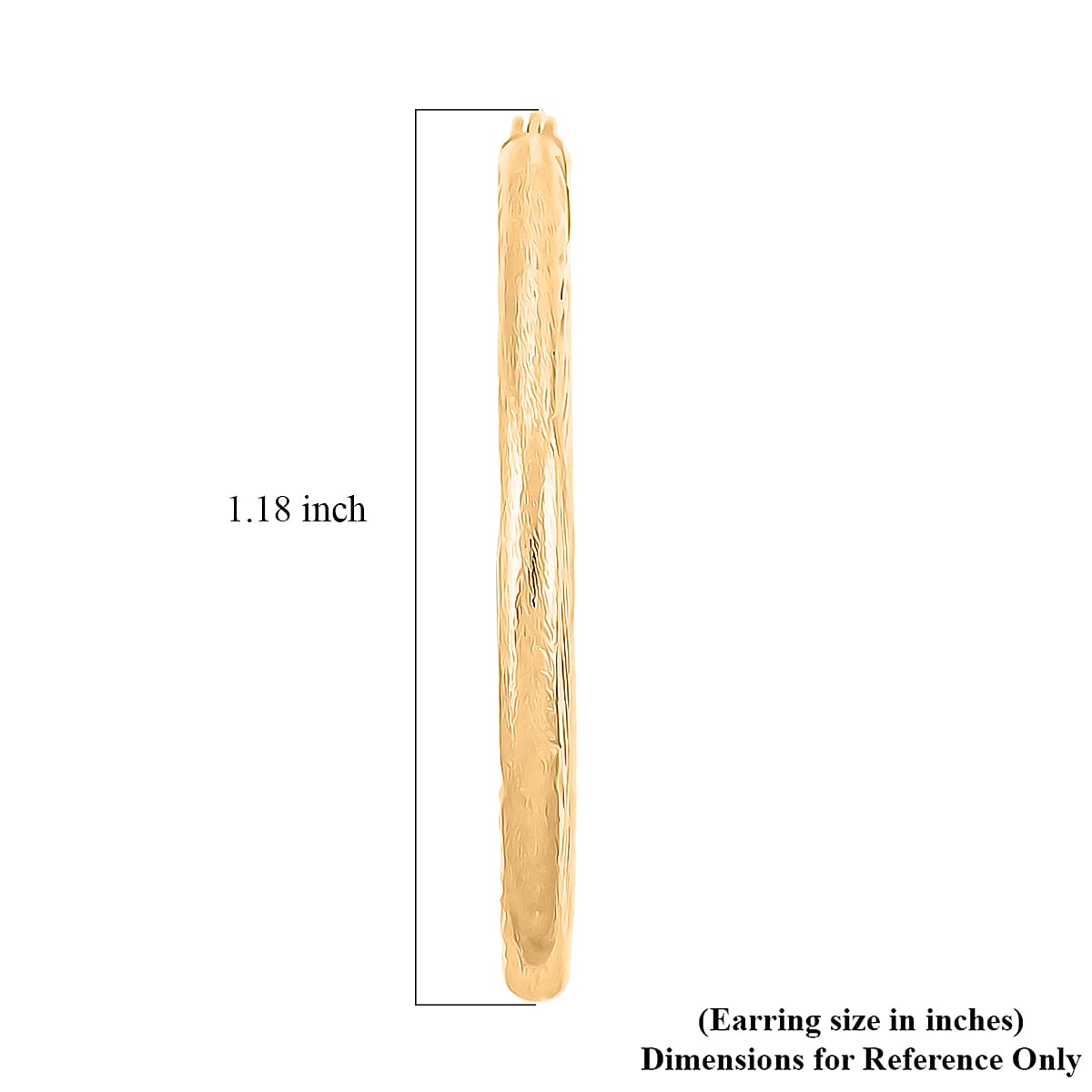 30mm Diamond-cut Hoop Earrings in 14K Yellow Gold Over Sterling Silver 3.10 Grams image number 4