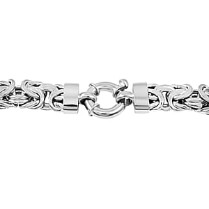 Byzantine Chain Necklace in Sterling Silver 23.3 Grams 20 Inches