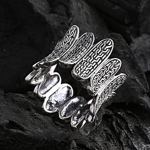 D'Joy Bali Legacy Tulang Naga Ring in Sterling Silver (Size 10.0) 9.60 Grams