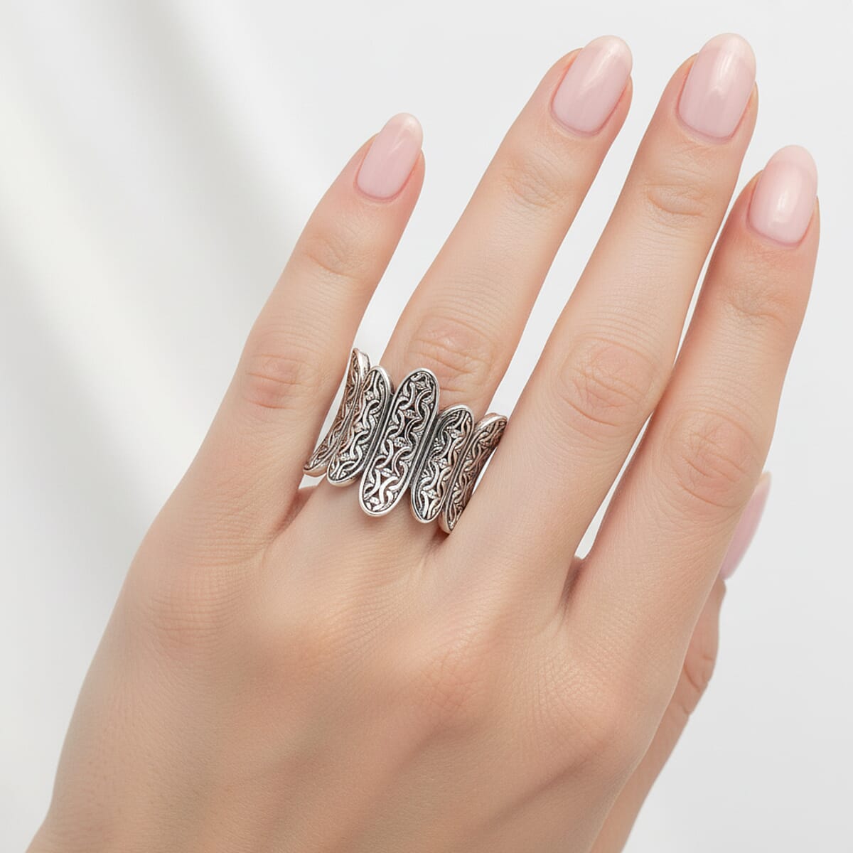 D'Joy Bali Legacy Borobudur Ring in Sterling Silver (Size 6.0) 7.40 Grams image number 2