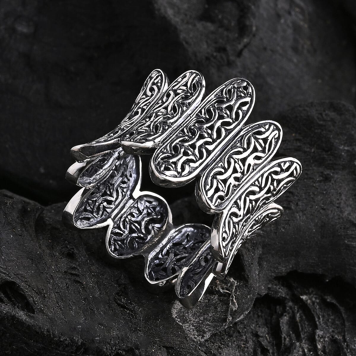 D'Joy Bali Legacy Borobudur Ring in Sterling Silver (Size 7.0) 7.40 Grams image number 1