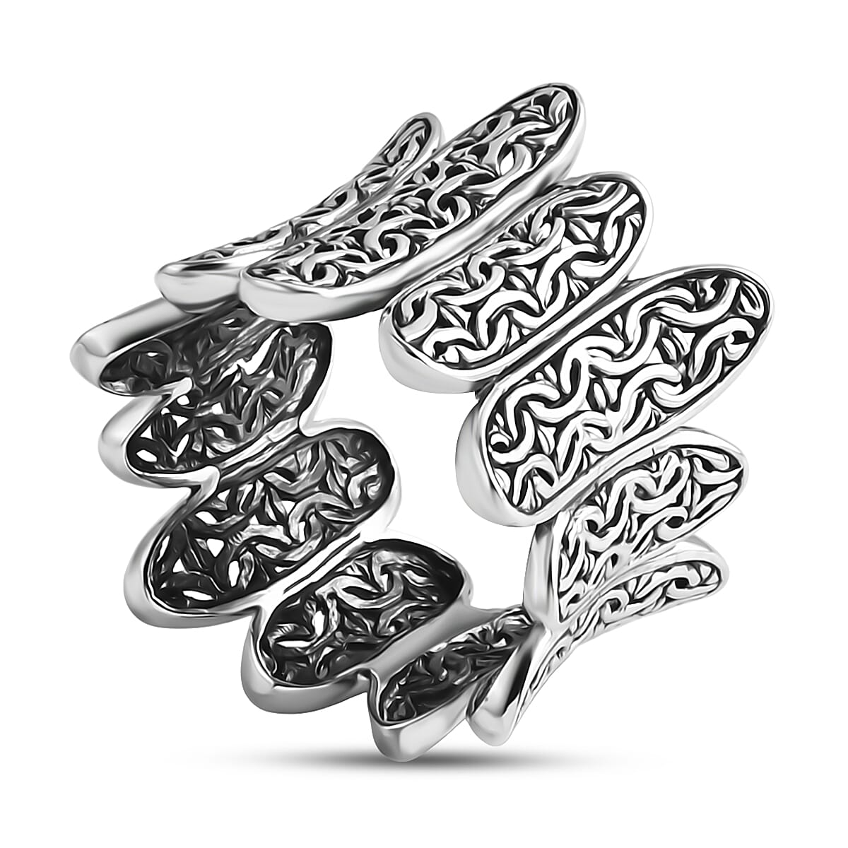 D'Joy Bali Legacy Borobudur Ring in Sterling Silver (Size 7.0) 7.40 Grams image number 3