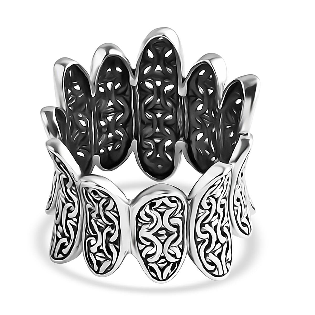 D'Joy Bali Legacy Borobudur Ring in Sterling Silver (Size 7.0) 7.40 Grams image number 4