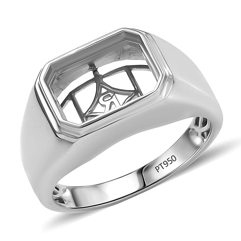 Men's Ring in 950 Platinum (Size 12.0)